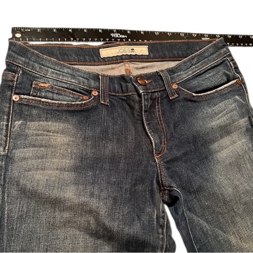 Joe’s Jeans  size 30 blue jeans “JOPLIN /DARK B “straight cropped wide hem